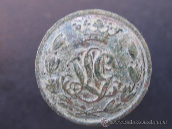 Militaria: Boton antiguo militar - Foto 1