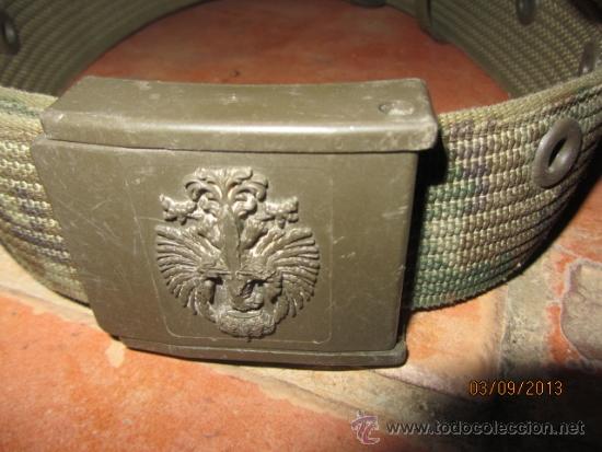 Militaria: lote gorra mas cintur&oacute;n ejercito tierra - Foto 2
