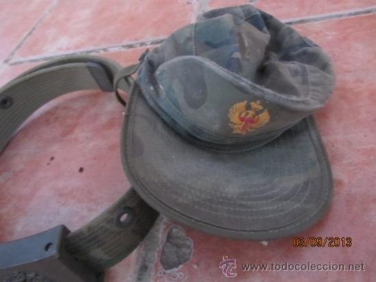 Militaria: lote gorra mas cintur&oacute;n ejercito tierra - Foto 3