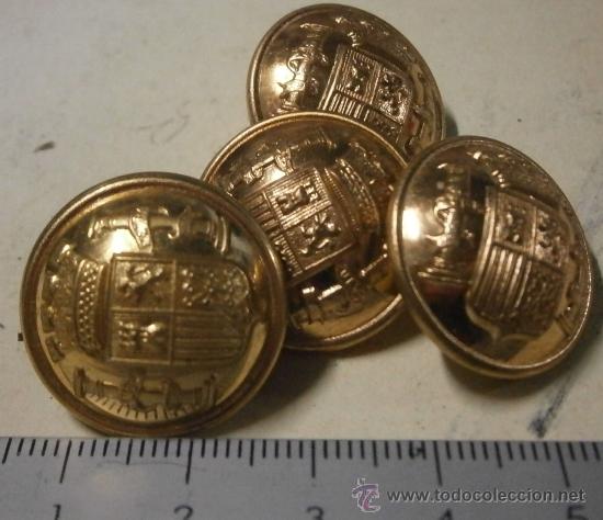 Militaria: 4 botones Rep&uacute;blica - Foto 1