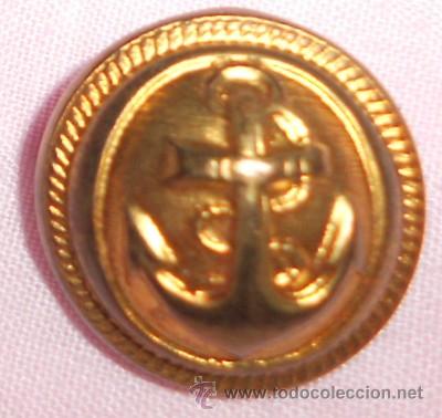 Militaria: ANTIGUO BOT&Oacute;N MILITAR DE LA ARMADA - Foto 1