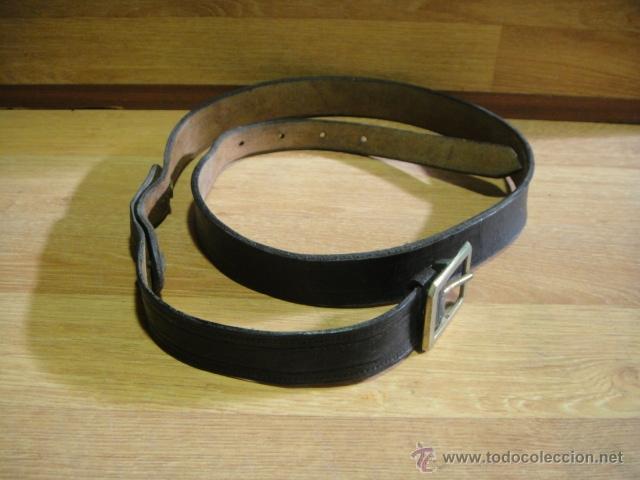 Militaria: cinturon de piel - Foto 1