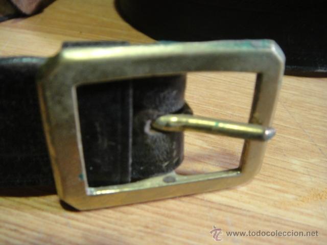 Militaria: cinturon de piel - Foto 2