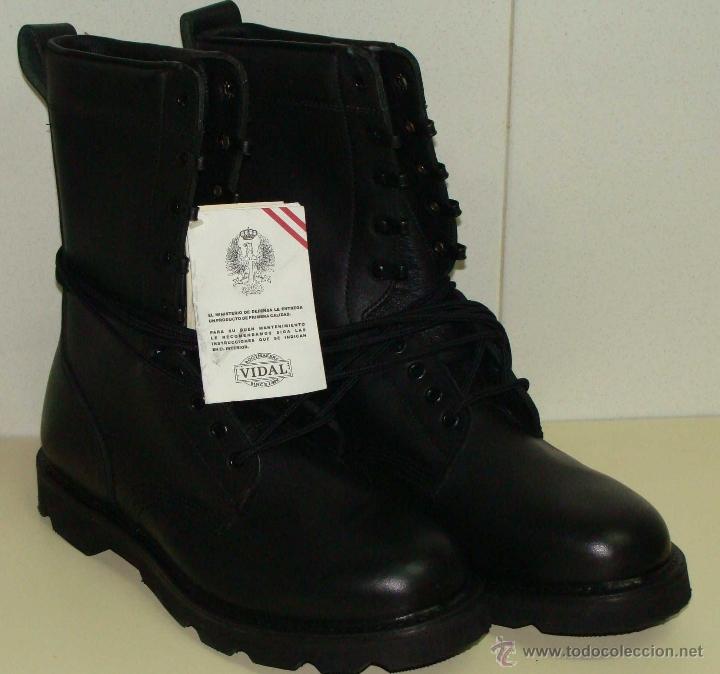 Botas militares. cuero negro. talla 45. marca v - Vendido en Venta Directa  - 40021542