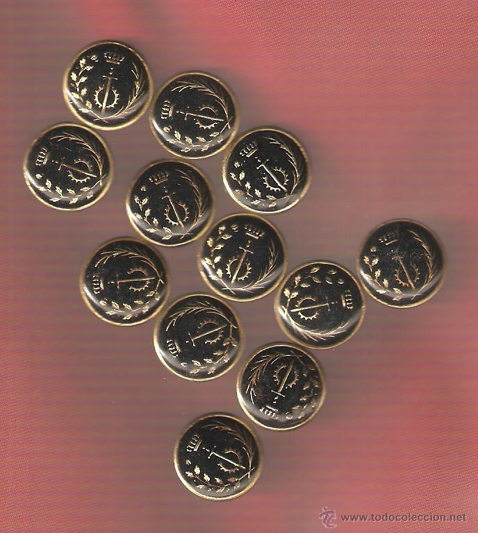Militaria: 27 BOTONES FUNCIONARIO DE PRISIONES PEQUE&Ntilde;OS - Foto 1