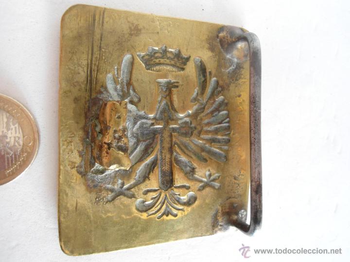 Militaria: ANTIGUA HEBILLA MILITAR - Foto 2