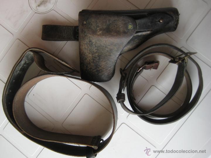 Militaria: cintur&oacute;n y funda de 9 corto - Foto 2