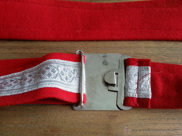 Militaria: CINTURON DE GALA CON AGREMAN PLATEADO - Foto 6