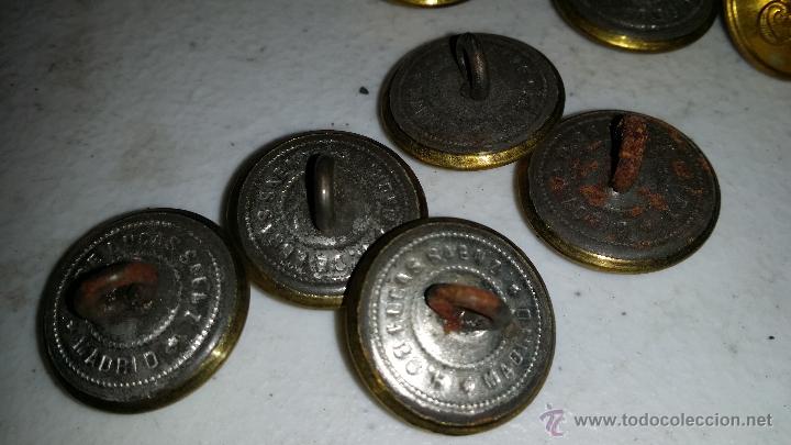 Militaria: BOTONES CON INICIALES GB - Foto 2