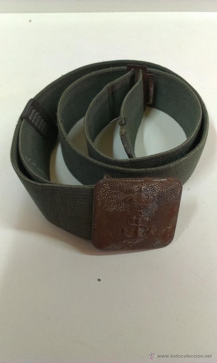 Militaria: CINTURON DEL EJERCITO ESPA&Ntilde;OL . MARINA - Foto 1