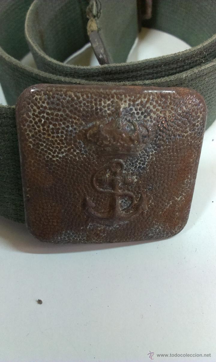 Militaria: CINTURON DEL EJERCITO ESPA&Ntilde;OL . MARINA - Foto 2