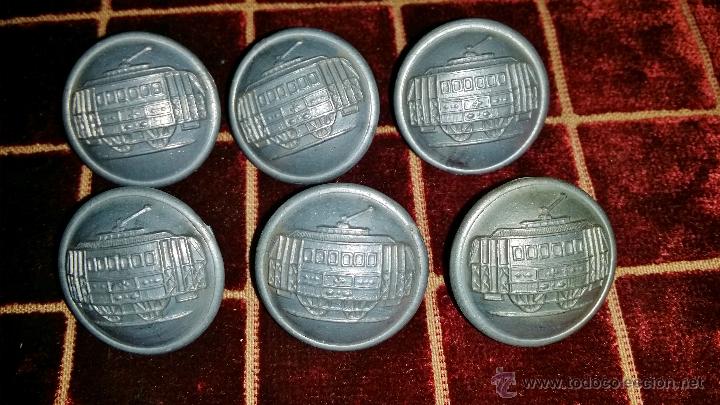 Militaria: BOTONES DE TRANVIAS - Foto 1