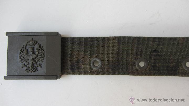 Militaria: CINTURON MILITAR DE CAMUFLAJE - Foto 1