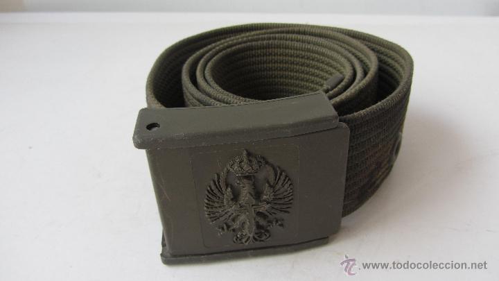Militaria: CINTURON MILITAR DE CAMUFLAJE - Foto 2