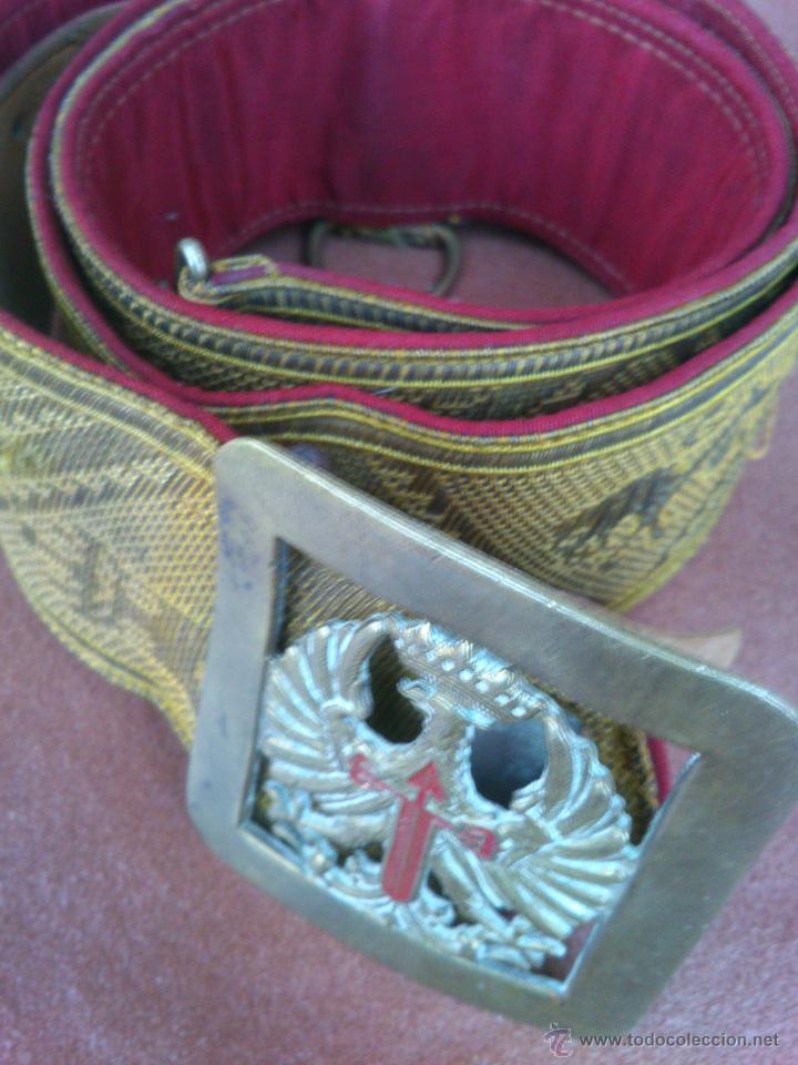 Militaria: ANTIGUO CINTURON DE GALA DEL EJERCITO DE TIERRA - Foto 2