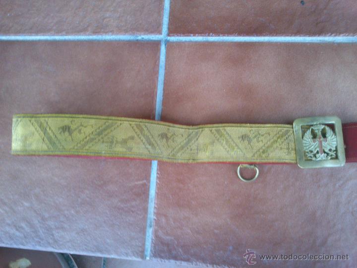 Militaria: ANTIGUO CINTURON DE GALA DEL EJERCITO DE TIERRA - Foto 5