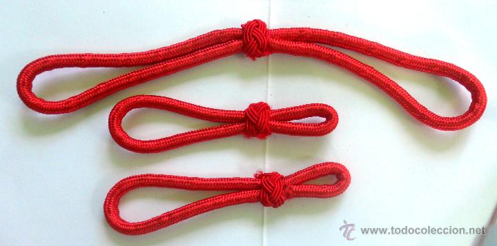 Militaria: CORDONES GORRA DE PLATO - Foto 1