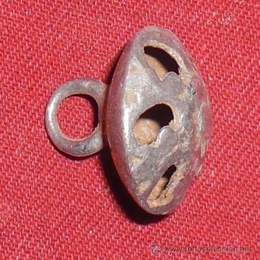 Militaria: Boton charro en plata - Foto 1