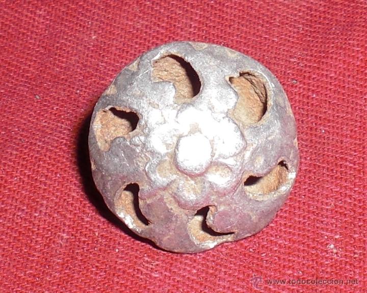Militaria: Boton charro en plata - Foto 3