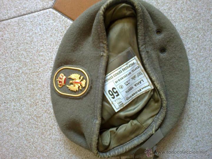 Militaria: BOINA DEL EJ&Eacute;RCITO ESPA&Ntilde;OL DEL A&Ntilde;O 1991 - Foto 1