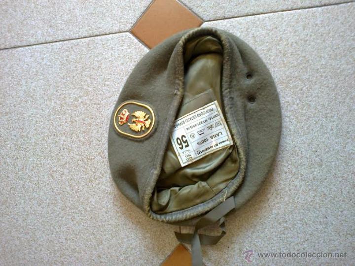 Militaria: BOINA DEL EJ&Eacute;RCITO ESPA&Ntilde;OL DEL A&Ntilde;O 1991 - Foto 2