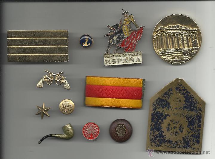 Militaria: CONJUNTO DE BOTONES MEDALLAS - Foto 1