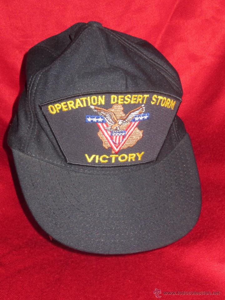 Militaria: Operation Desert Strom .Victory. Gorra Original US. - Foto 1