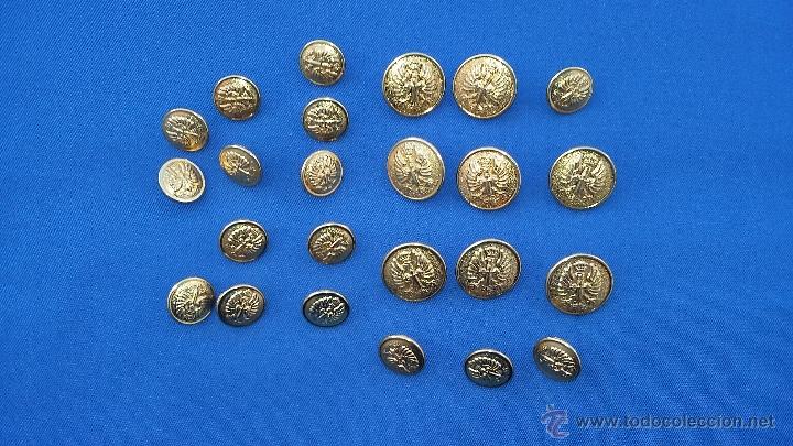 Militaria: 25 botones actuales del Ejercito de Tierra - Foto 1