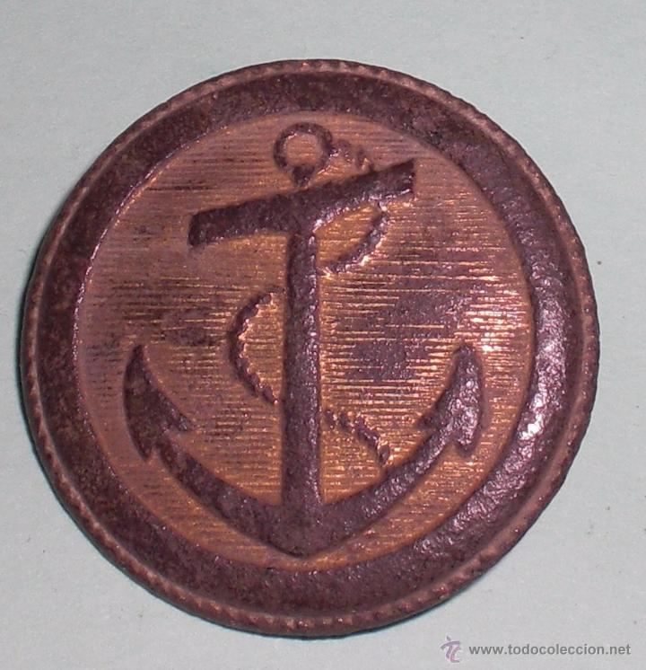 Militaria: Boton marina guerra independencia. - Foto 1