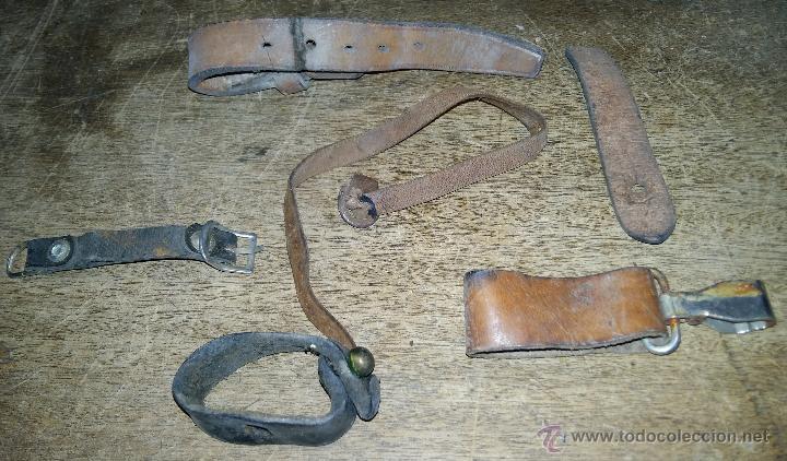 Militaria: Lote de cuero para complementos - Foto 2