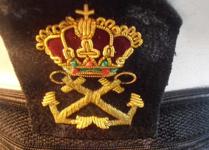 Militaria: GORRA DE PLATO DE MARINO - Foto 2
