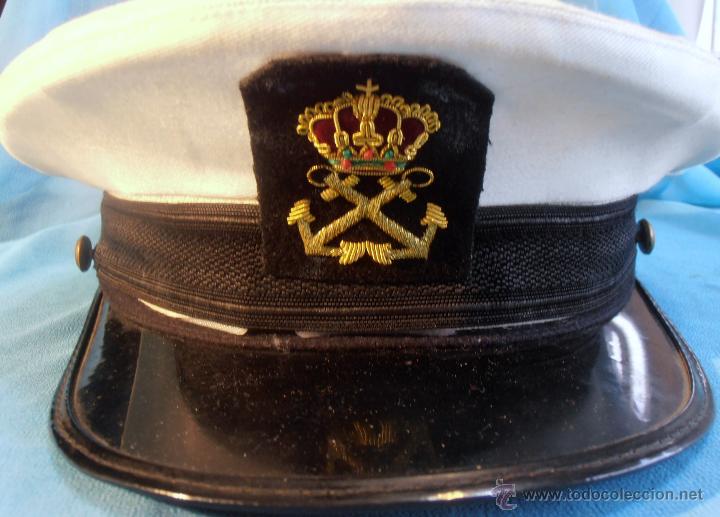 Militaria: GORRA DE PLATO DE MARINO - Foto 3