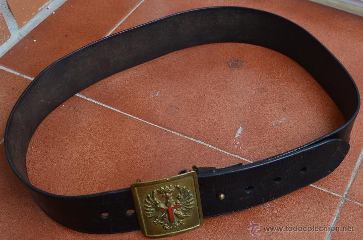 Militaria: CINTURON MILITAR EPOCA DEl CAUDILLO - Foto 1