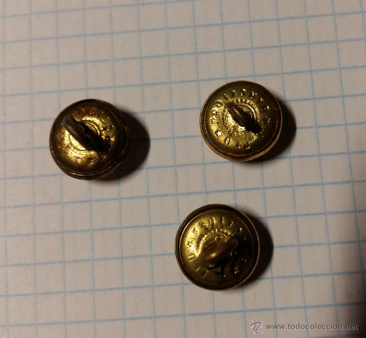 Militaria: 3 botones de Veterinaria - Foto 2