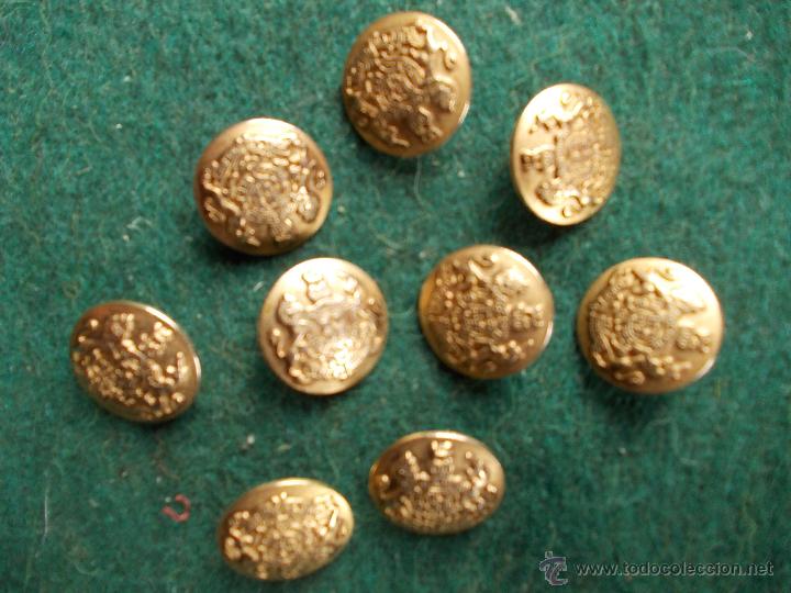 Militaria: Botones peque&ntilde;os ingleses - Foto 1
