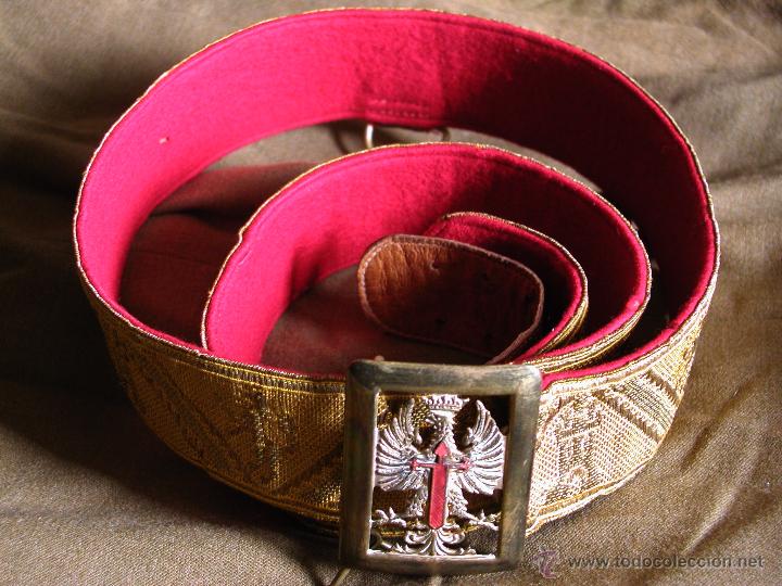 Militaria: CINTURON DE GALA. EJ&Eacute;RCITO DE TIERRA DE &Eacute;POCA DE FRANCO