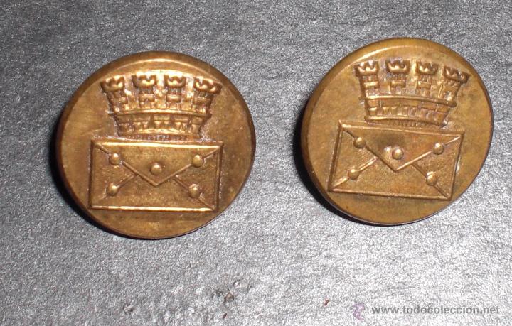 Militaria: Boton botones correo republicano - Foto 1