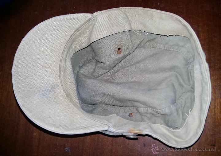 Militaria: Gorra de faena de los a&ntilde;os 60-70 - Foto 2