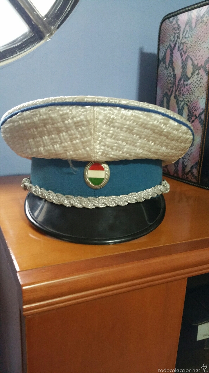 Militaria: Gorra policial Hungria - Foto 1