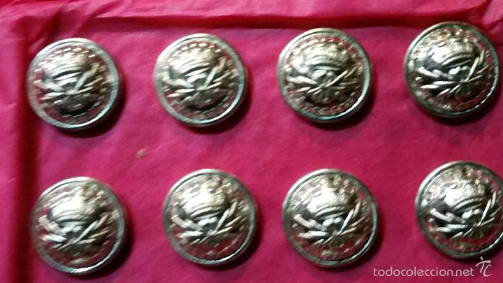 Militaria: BOTONES DE TELEGRAFOS DE LA REPUBLICA - Foto 3