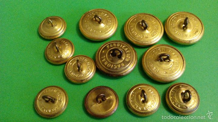 Militaria: LOTE DE 12 BOTONES AVIACION EJERCITO ESPA&Ntilde;OL - Foto 2