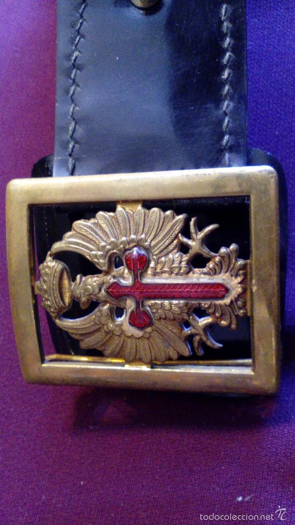 Militaria: ANTIGUO CINTURON DEL EJERCITO ESPA&Ntilde;OL - Foto 2