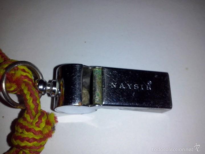 Militaria: silbato naysir con cordon - Foto 2