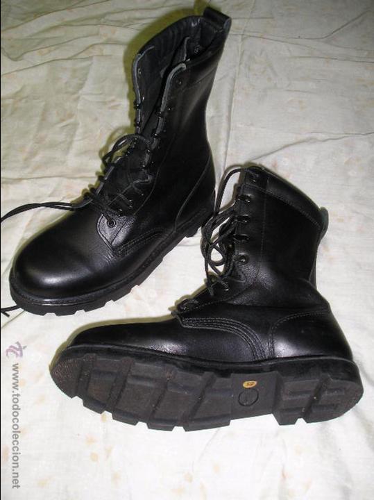 Botas militares negras. iturri talla 43 nuevas - Vendido en Venta Directa -  59701339