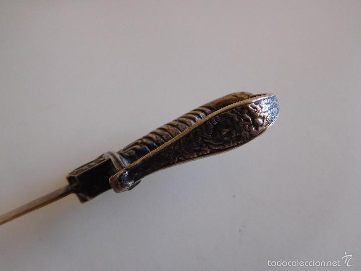 Militaria: Espada en miniatura de plata 23 cm. - Foto 5