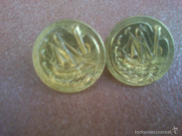Militaria: boton ejercito espa&ntilde;ol DE LA MARINA ESPA&Ntilde;OLA. - Foto 1