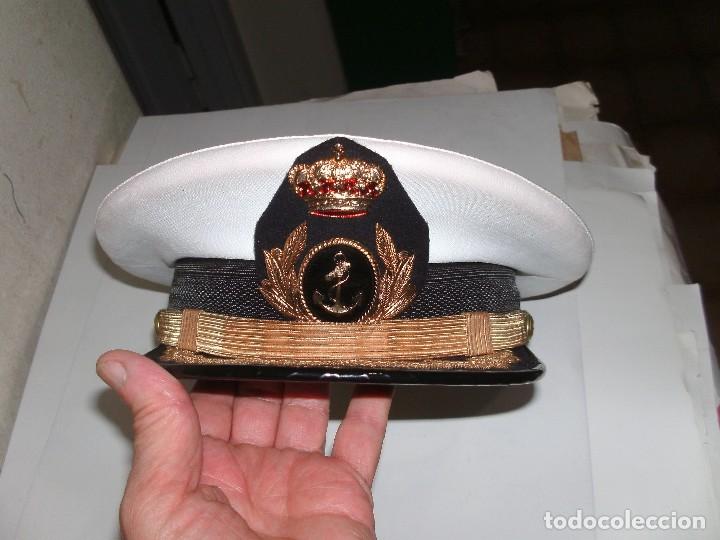Militaria: GORRA DE PLATO DE CAPITAN DE FRAGATA - Foto 2