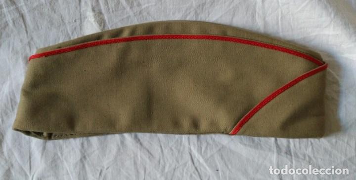 Militaria: ANTIGUO GORRO DE PL&Aacute;TANO. - Foto 1
