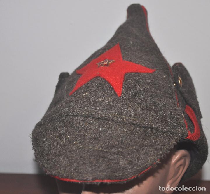 Militaria: Gorra sovietica RKKA.Budenovka .URSS - Foto 4 - 72045651