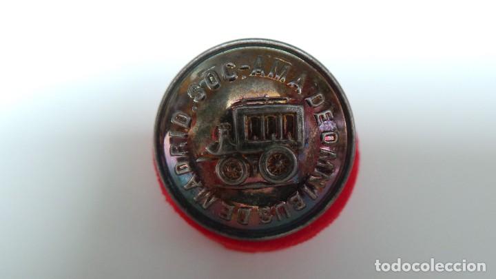 Militaria: Bot&oacute;n de la compa&ntilde;&iacute;a de Omnibus de Madrid - Foto 1